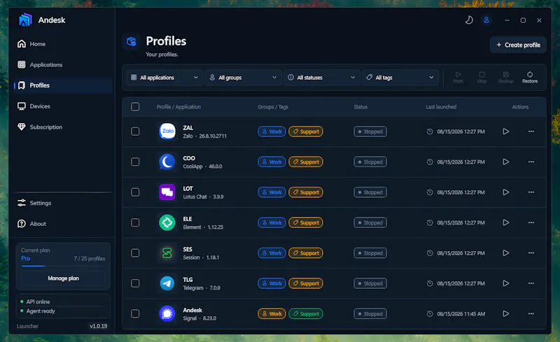 Andesk screenshot 3
