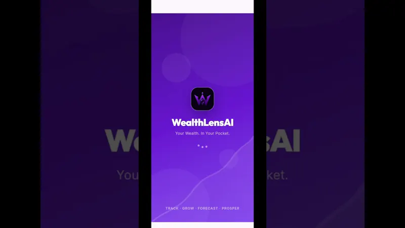 WealthLensAI screenshot 1 (video preview)