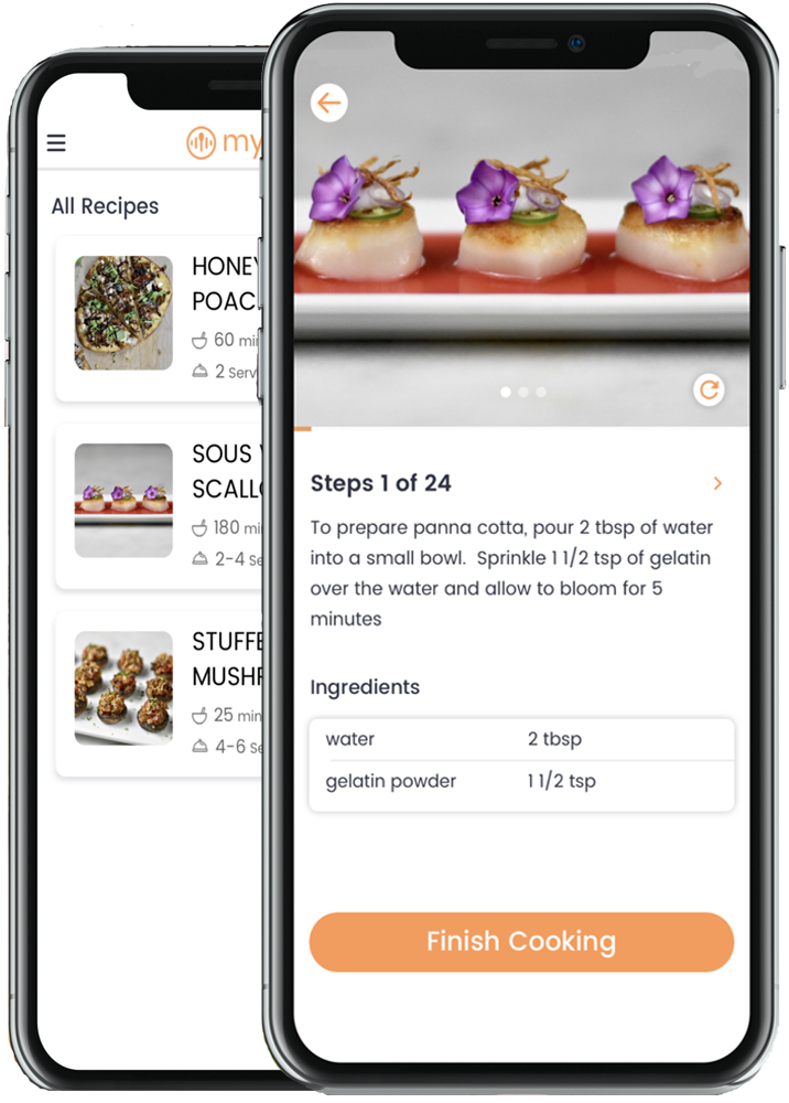 Myka - aplicativo de livro de receitas da Ai Builder