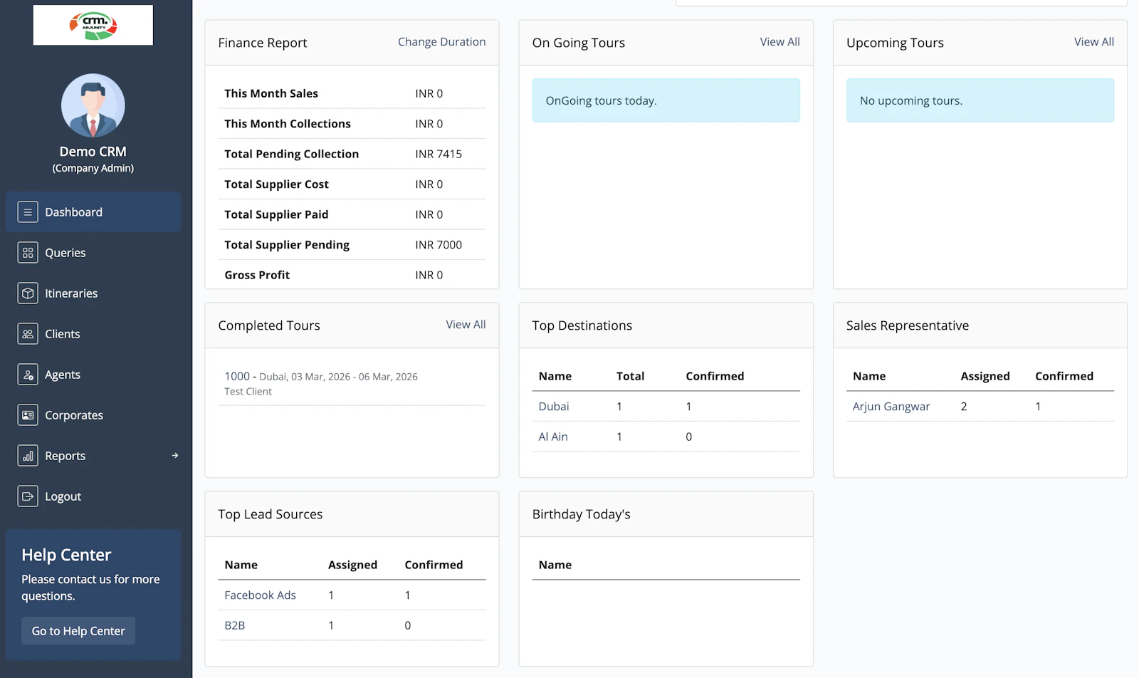 BestTravelCRM : CRM for Travel Agencies screenshot 2