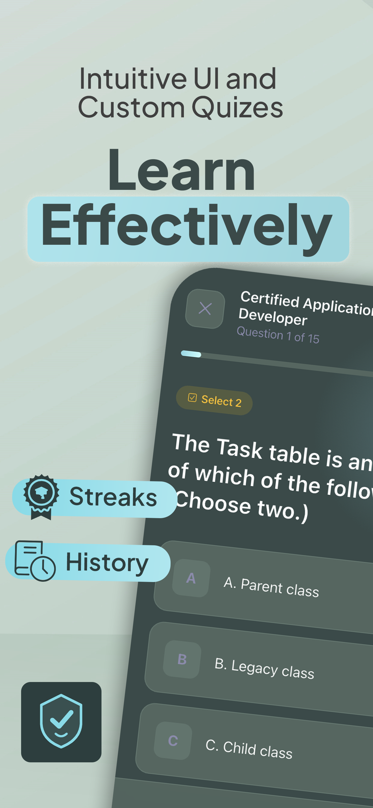 CertAPro - Screenshot 4 showing product features and functionality