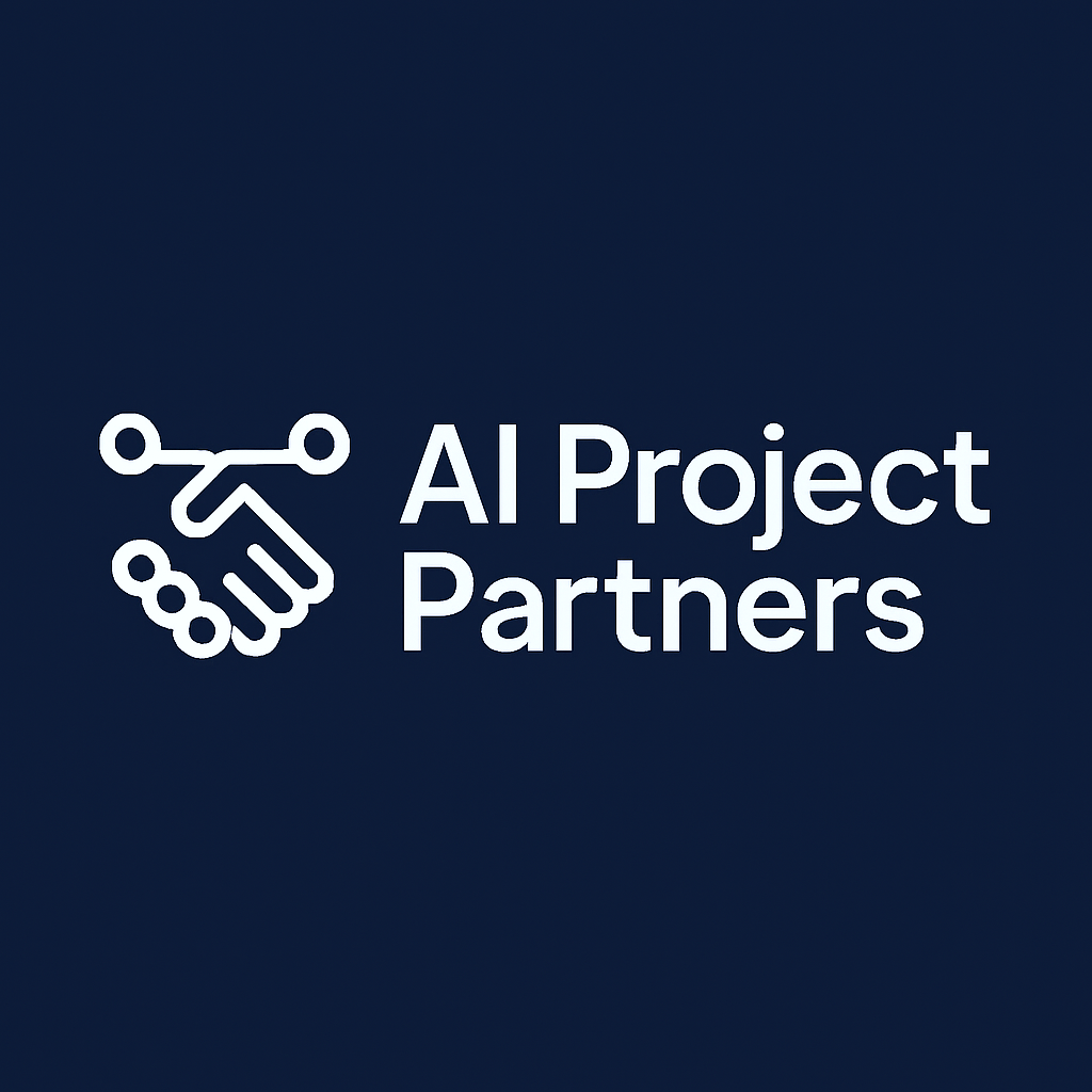 APMA by AI Project Partners - Product Hunt launch logo and brand identity