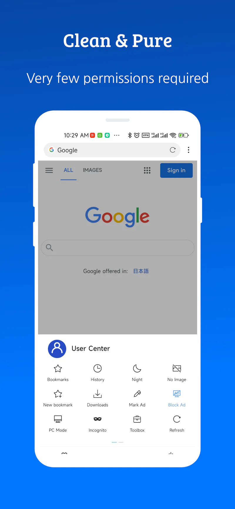 XBrowser screenshot 2