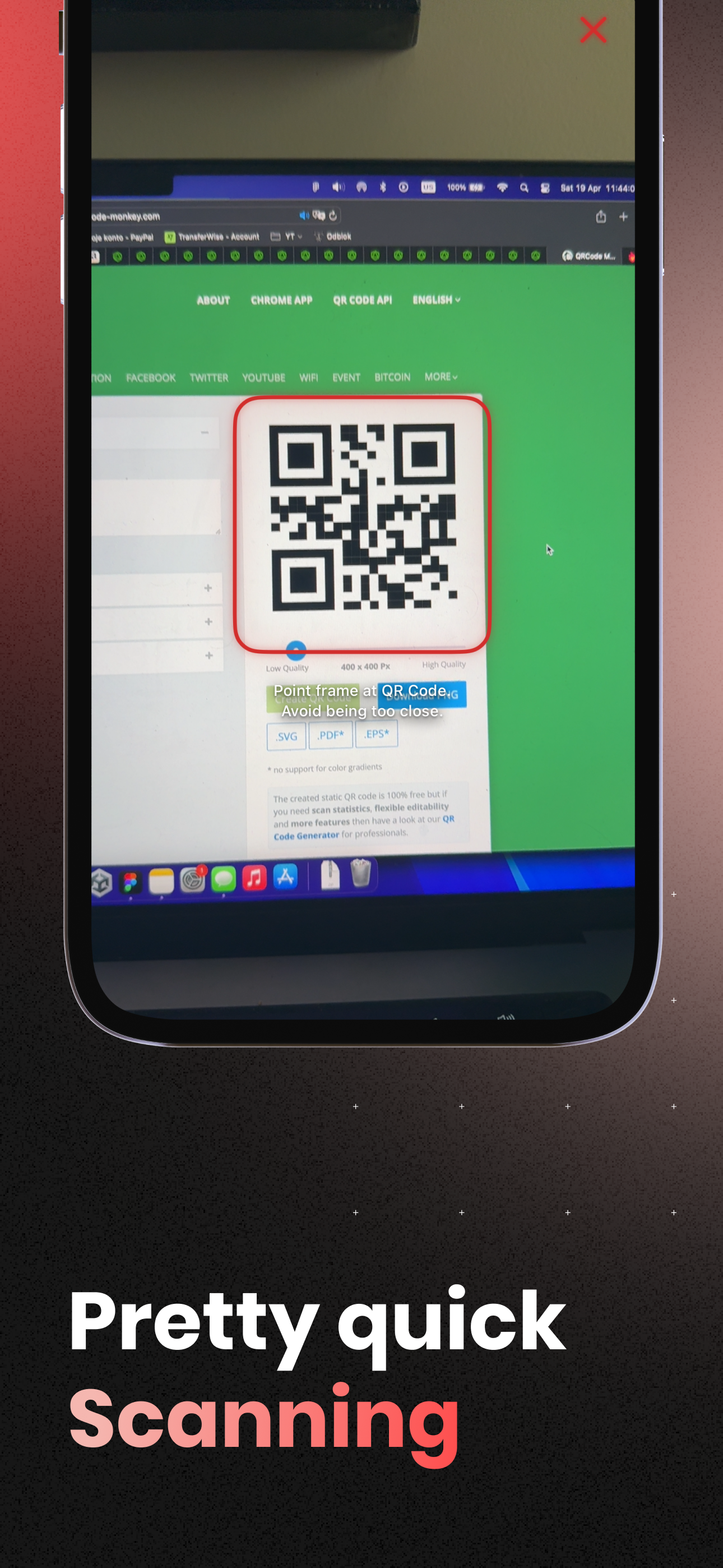 QRforge - Scanner & Generator - Scannen und erstellen Sie benutzerdefinierte QR -Codes Medien 4