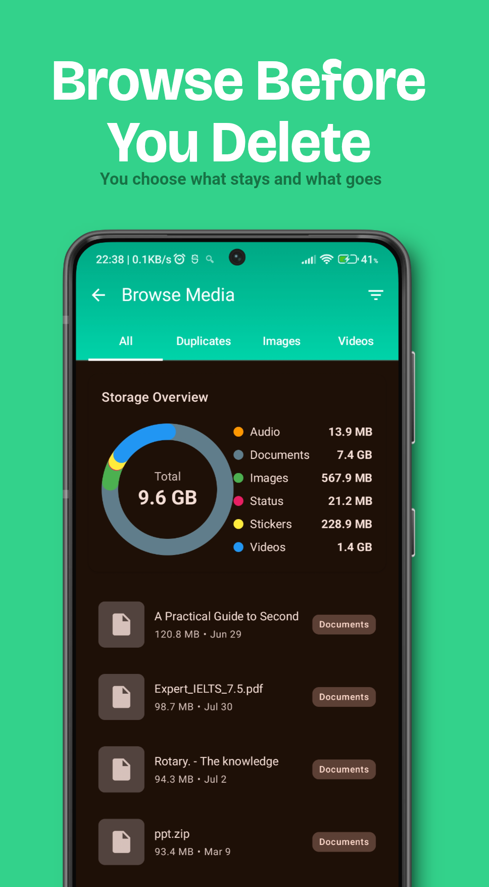 Chat Media Cleaner  - Screenshot 3 showing product features and functionality