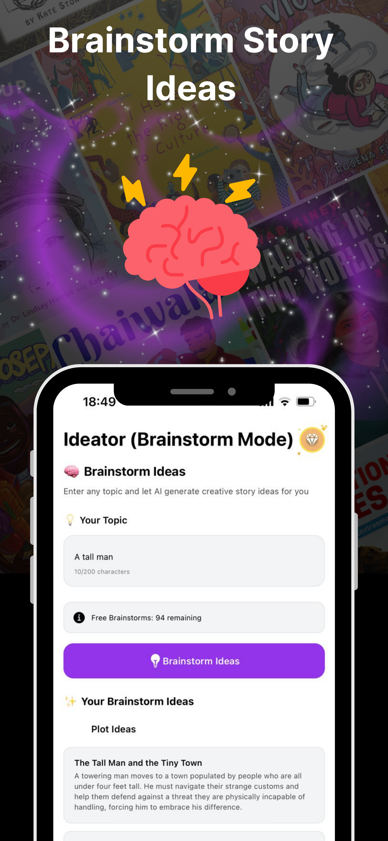 AI Storyteller: Book Creator - Turn your ideas into full books with AI ๋ฏธ๋์ด 6