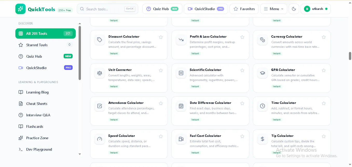 QuickTools gallery image