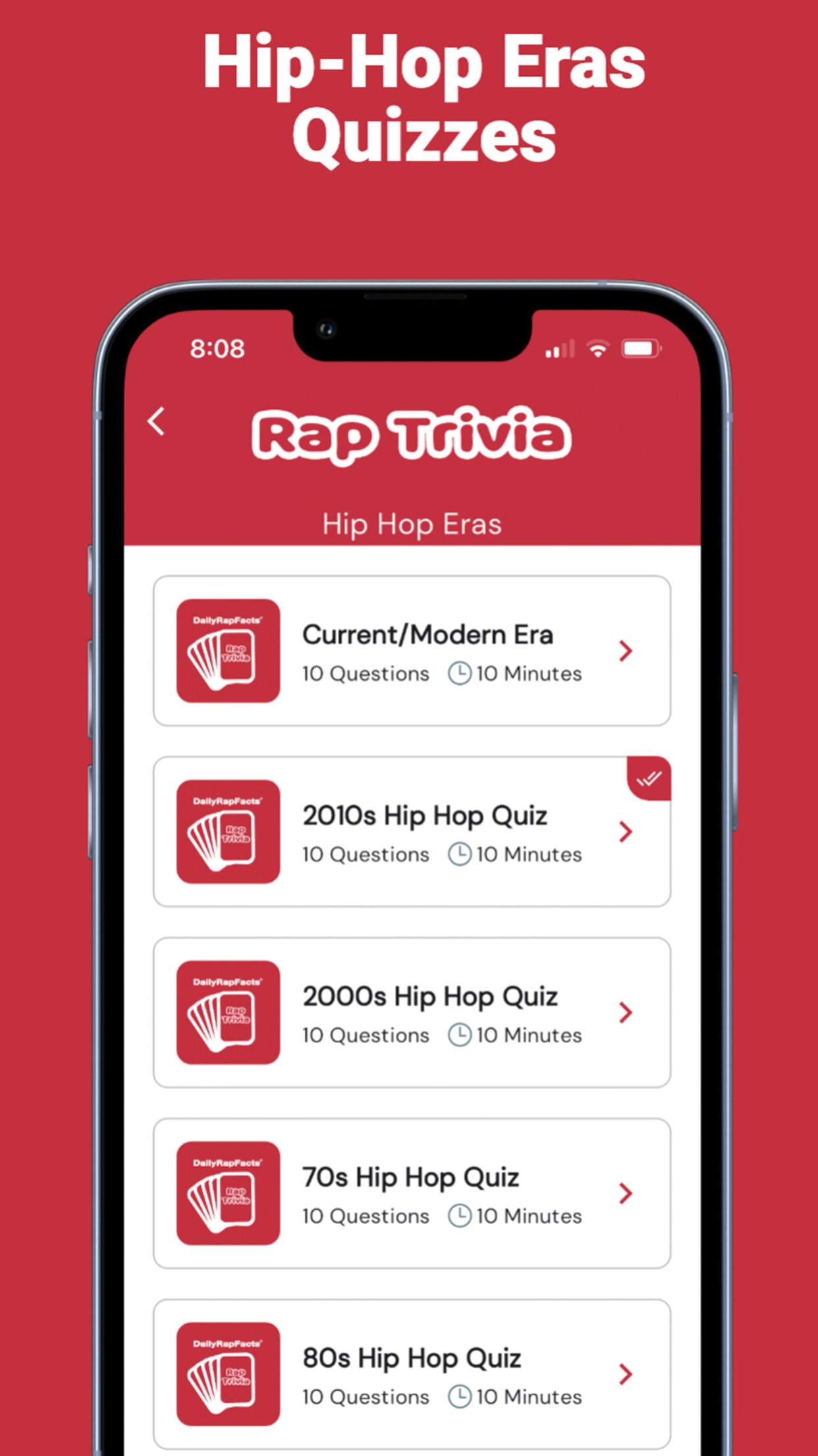 Mídia 6 de Trivia de rap - Um rap divertido, jogo de trivia de hip-hop