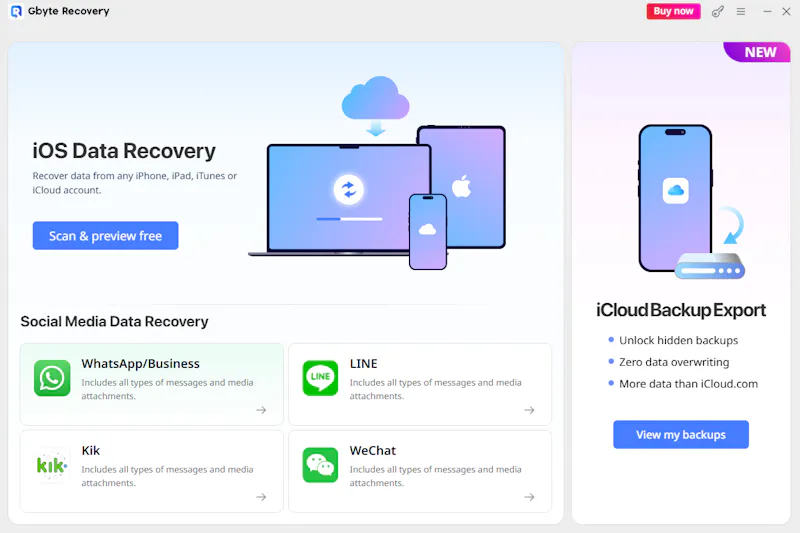 Gbyte Recovery screenshot 2