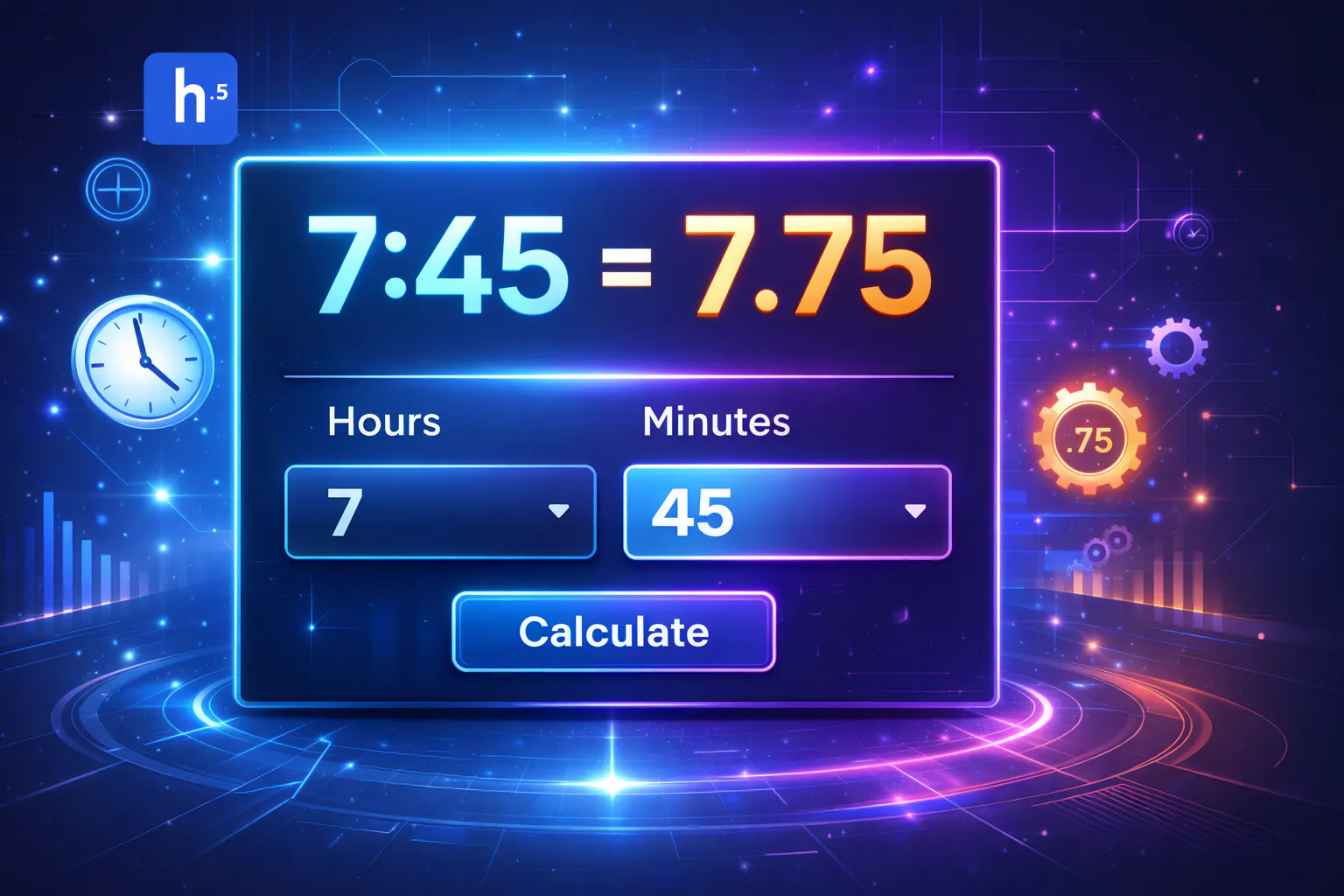 Hours to Decimal Calculator 项目横幅