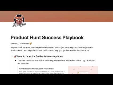 Product Hunt Success Playbook gallery image