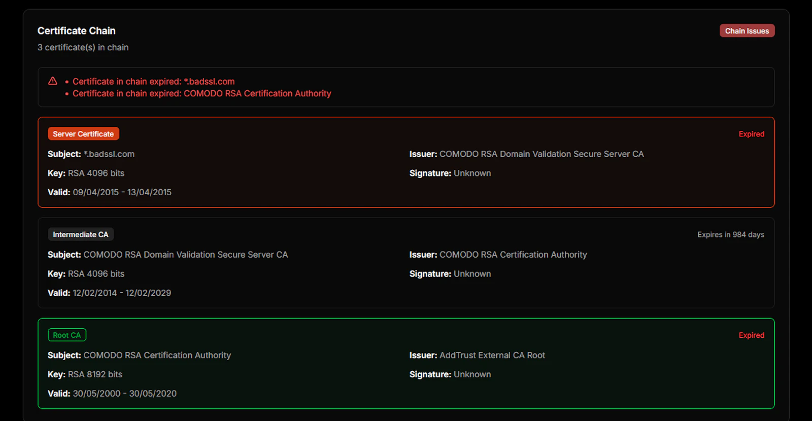 SSL Scanner & SSL Vulnerability Scanner screenshot 1