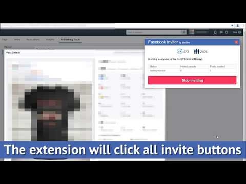 Facebook Inviter by MaxDev (Google extension) gallery image