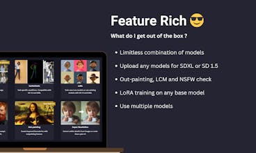 LoRAモデル：イメージパイプラインでのシームレスな画像生成にLoRAモデルを利用します。