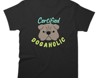 Certified Dogaholic Classic T-Shirt media 2