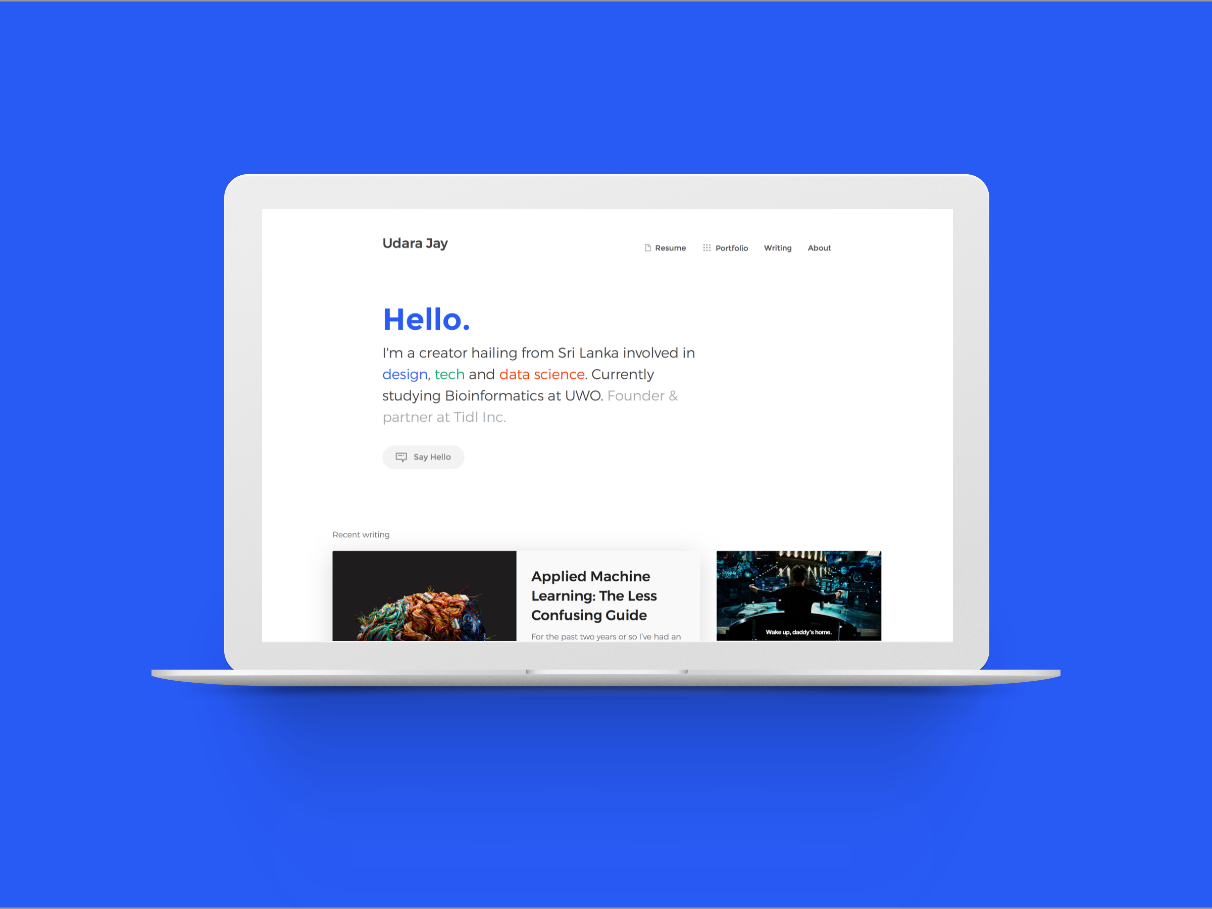 Hello WordPress gallery image