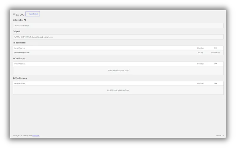 Email Validation and Blocklist screenshot 4