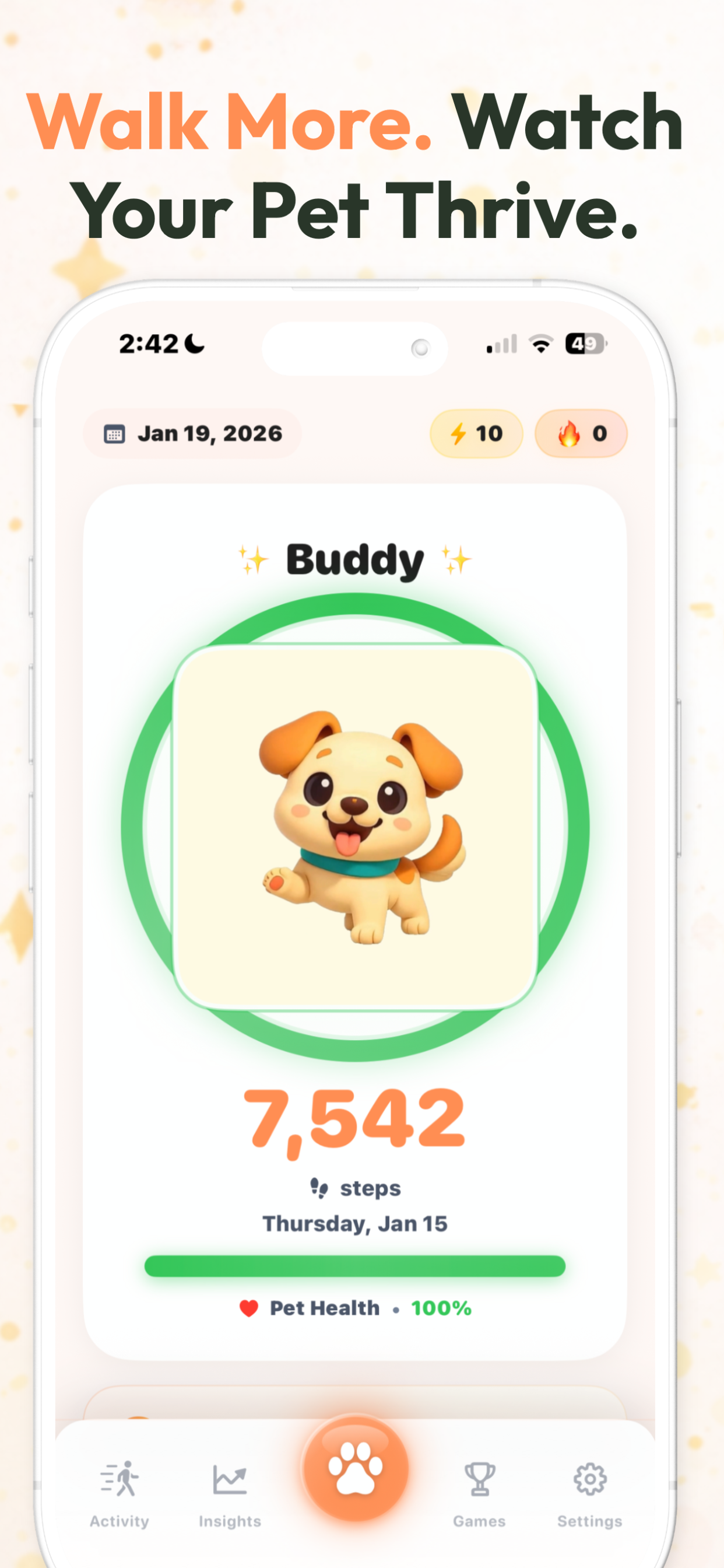 VirtuPet: Step Tracker gallery image