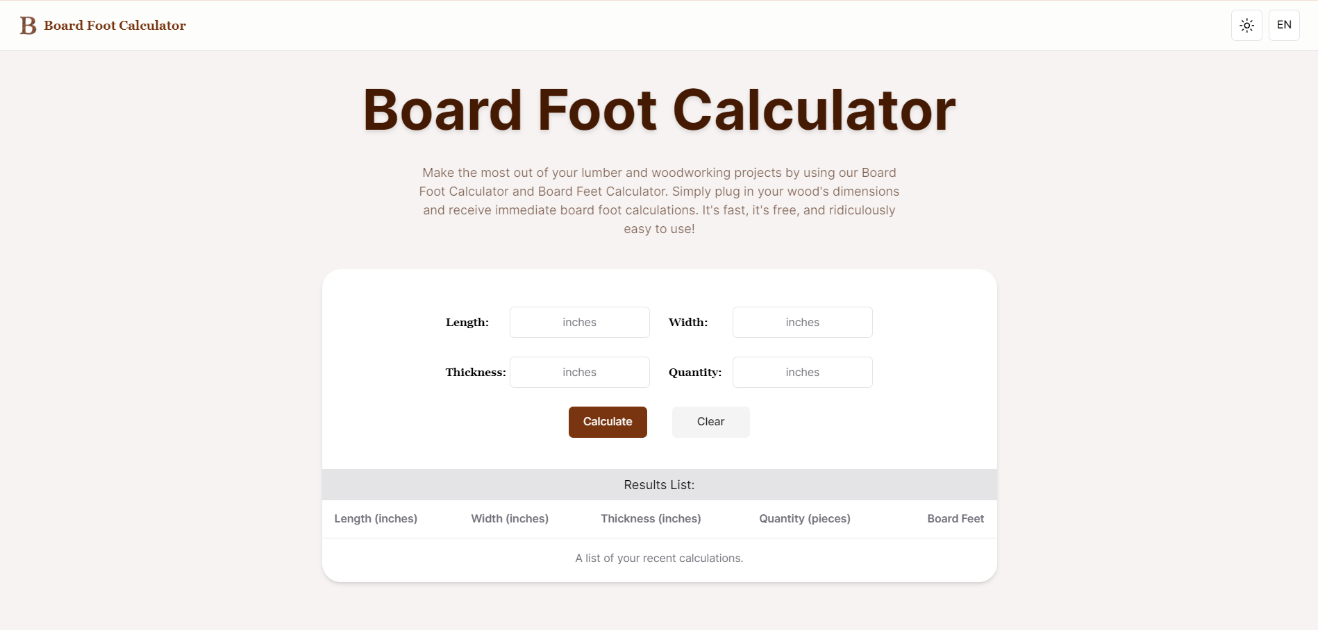 Board Foot Calculator - Berechnen Sie die Board -Füße von Holz in Sekunden und verstehen Sie es. Medien 1