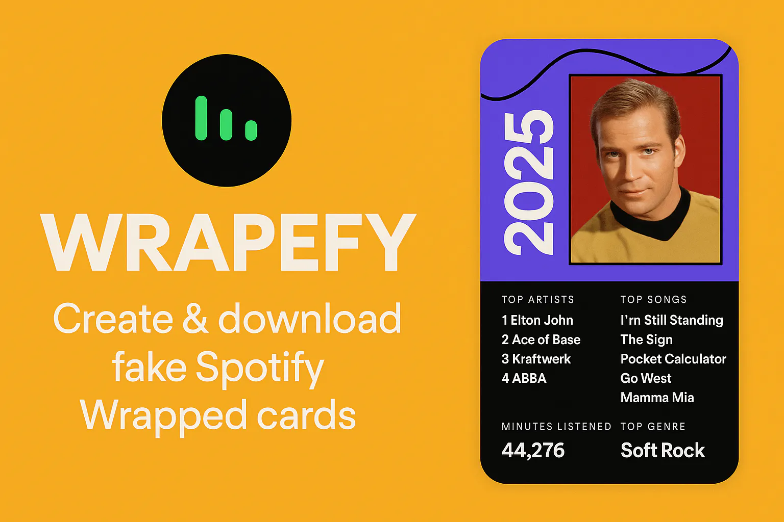 Fake Spotify Wrapped Editor gallery image