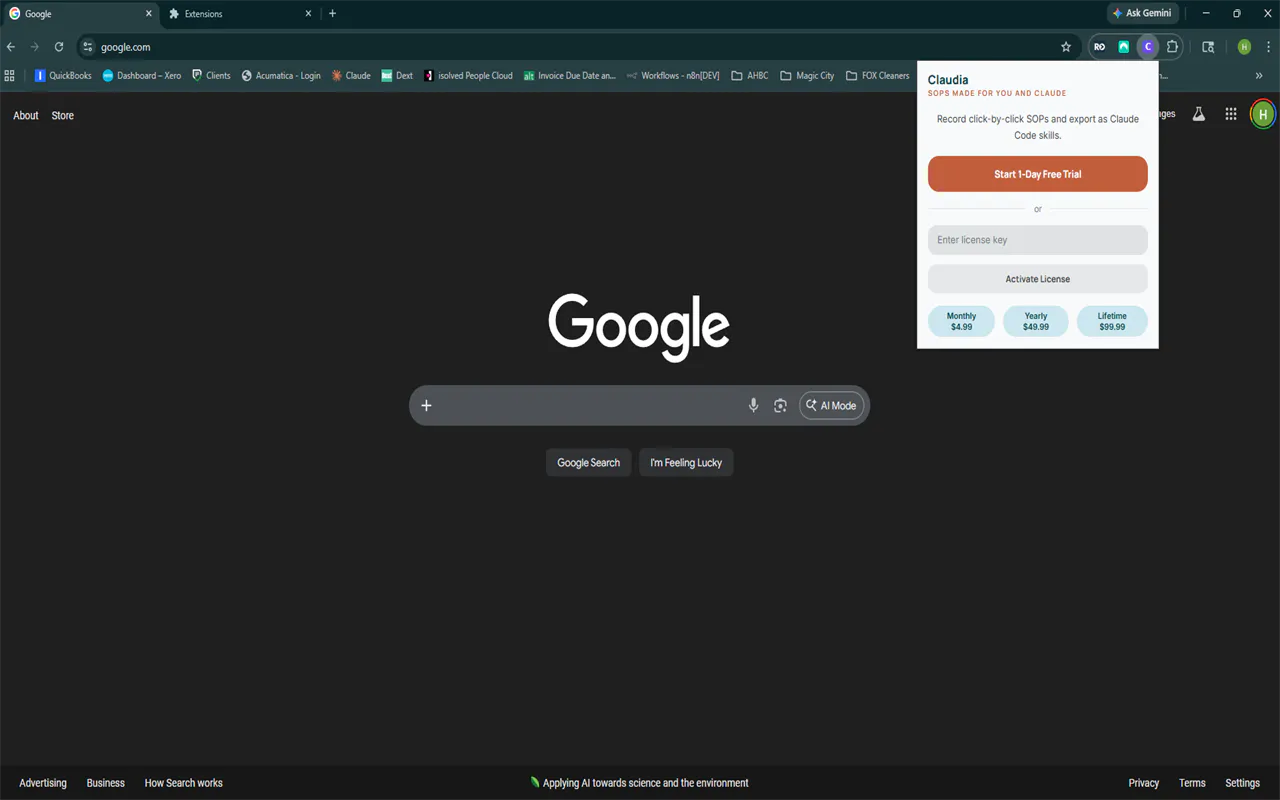Claudia — Browser Workflow Recorder gallery image