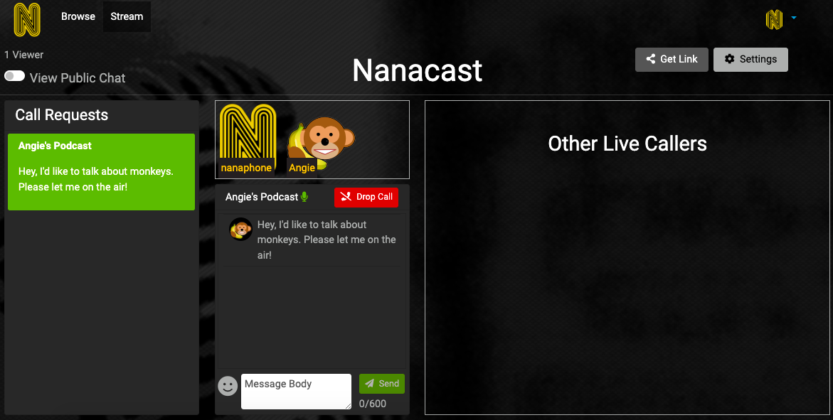 Nanaphone - The Best Way to Talk Live on the Air media 2