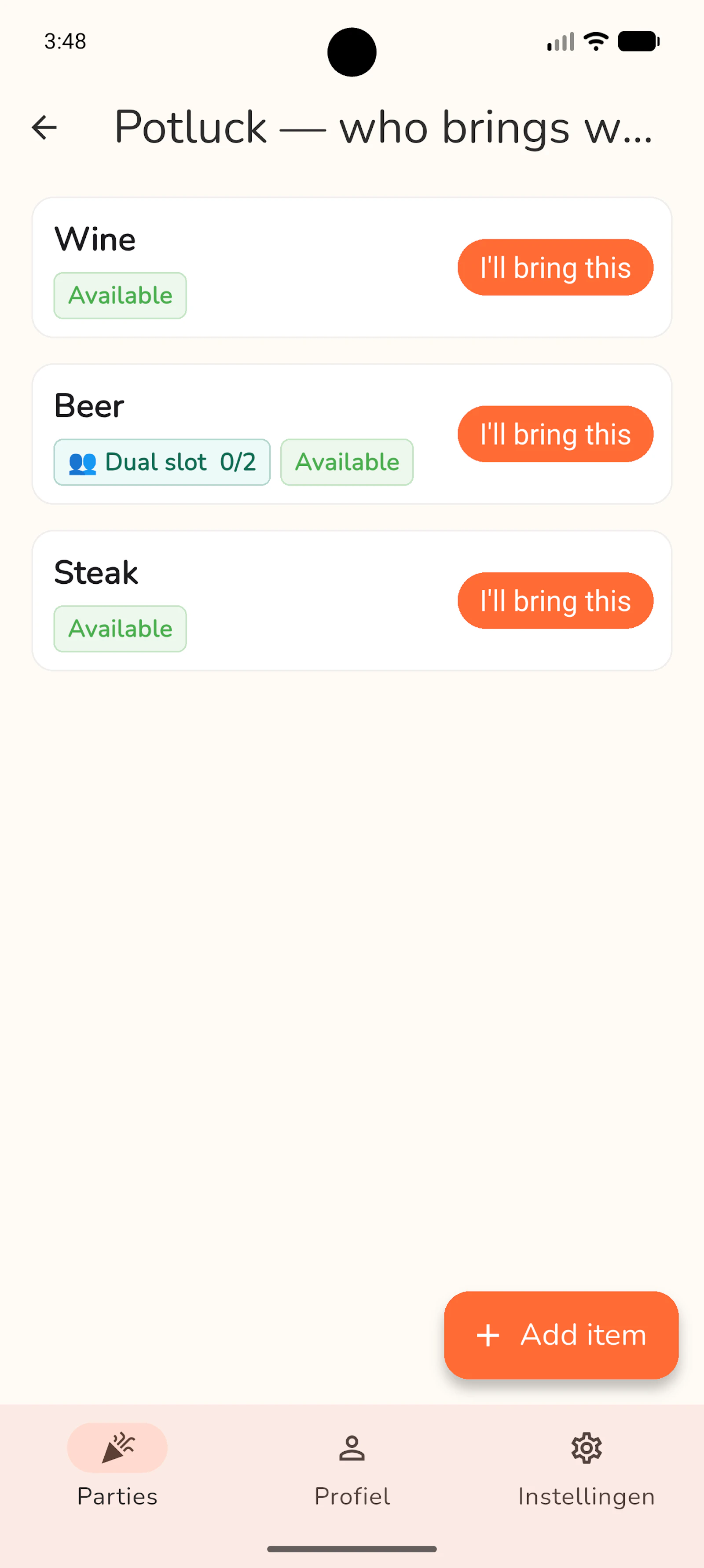 Share The Party screenshot 3