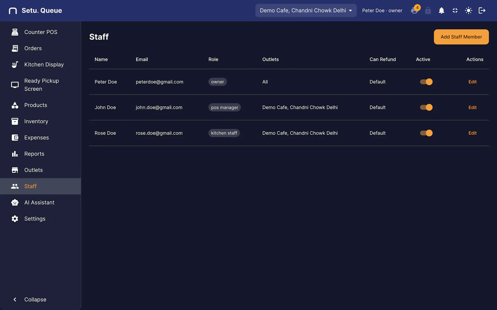 Setu Queue — The QSR Operating System screenshot 14