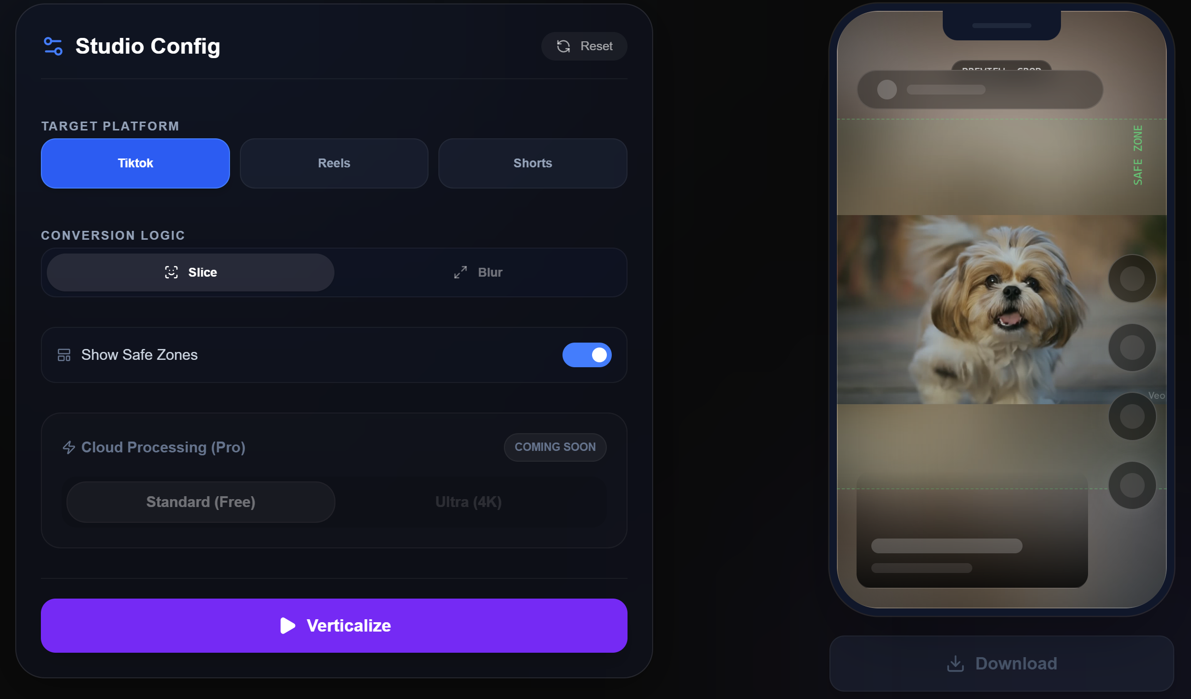 Verticalize gallery image