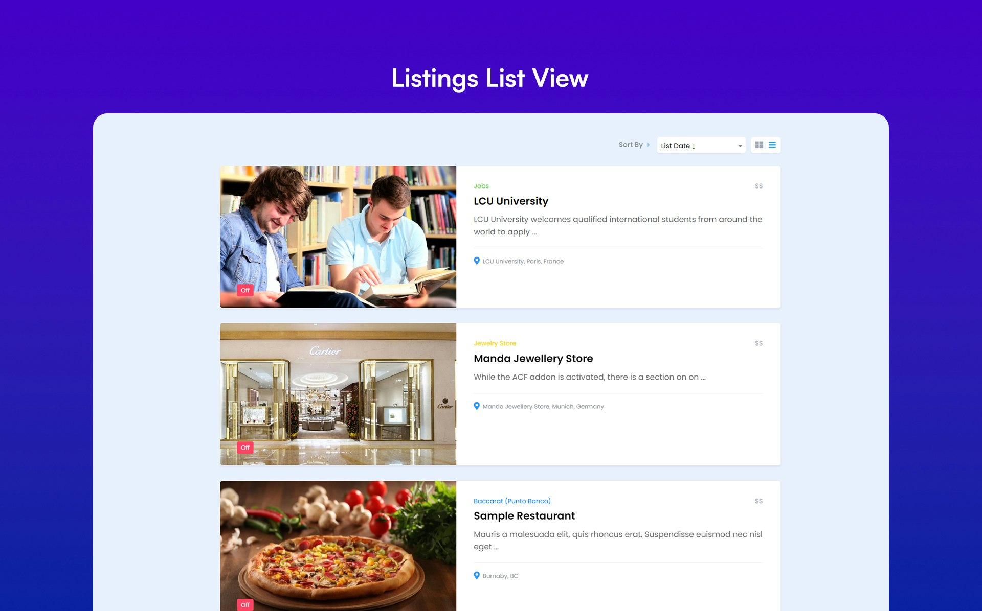 Listdom gallery image