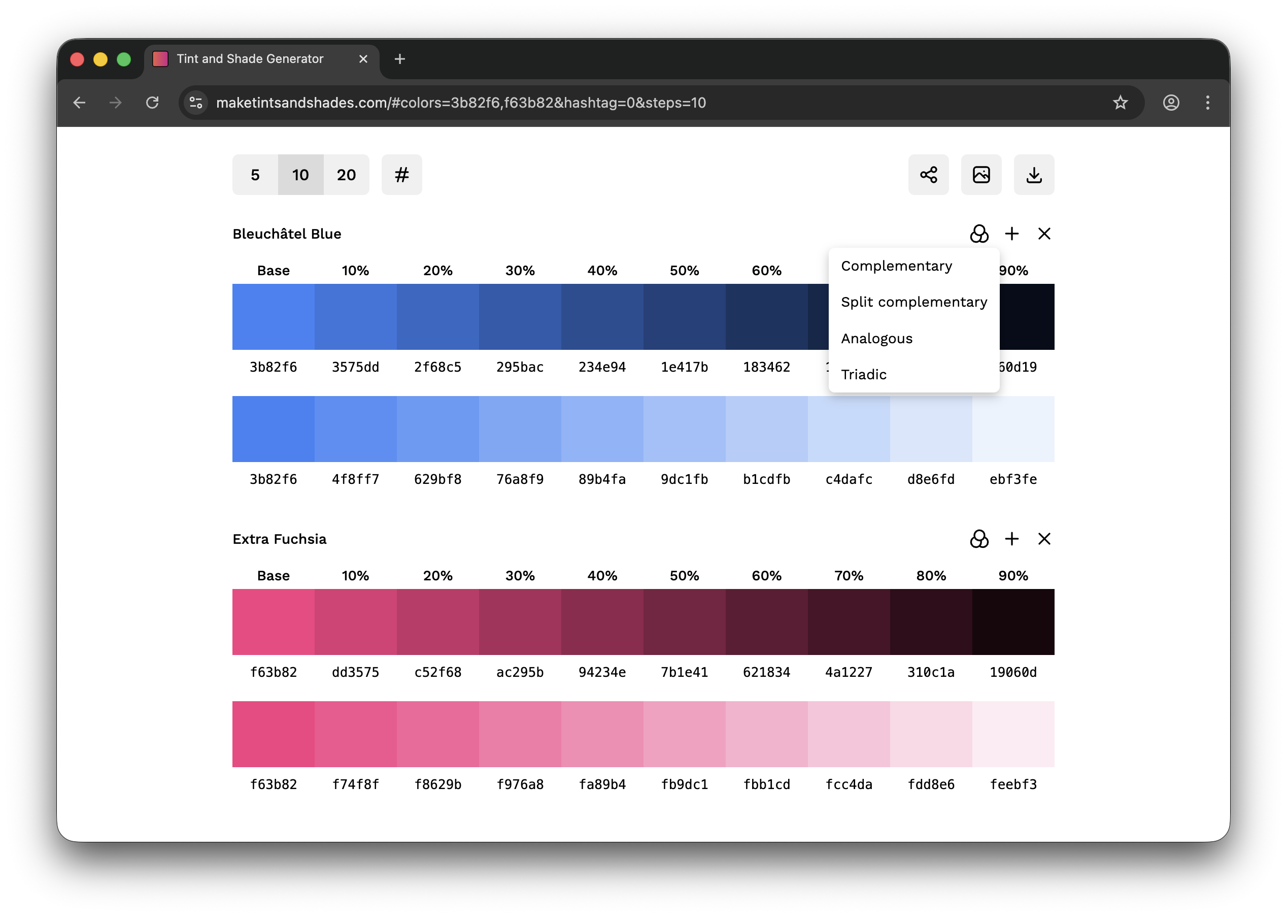 Tint & Shade Generator gallery image