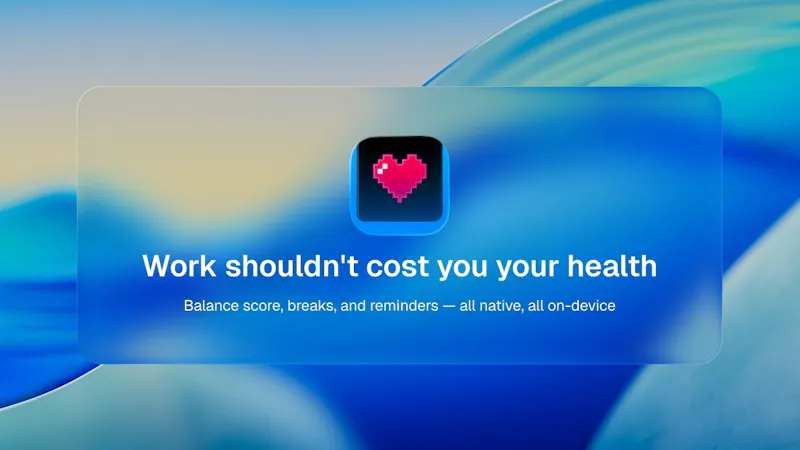 HealthyNotch screenshot 1 (video preview)