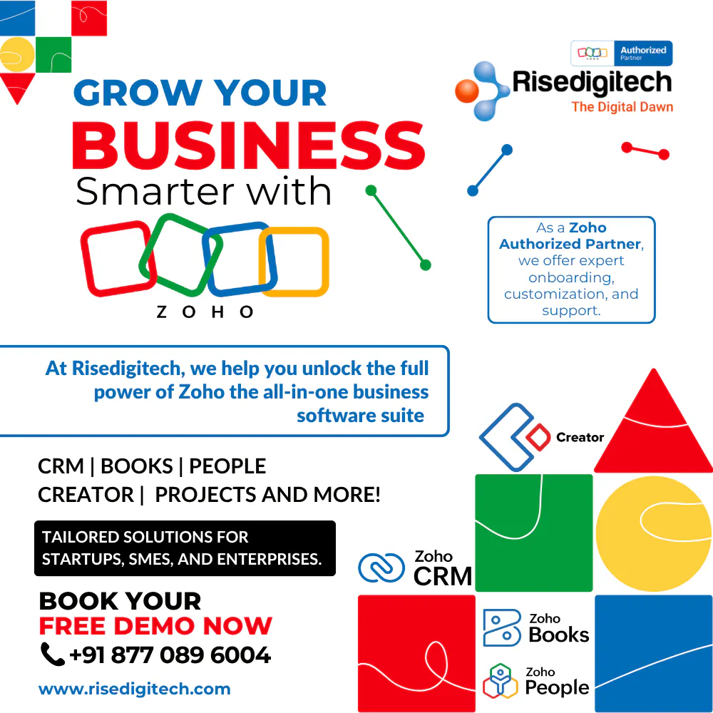 Risedigitech Zoho Partner Indore gallery image