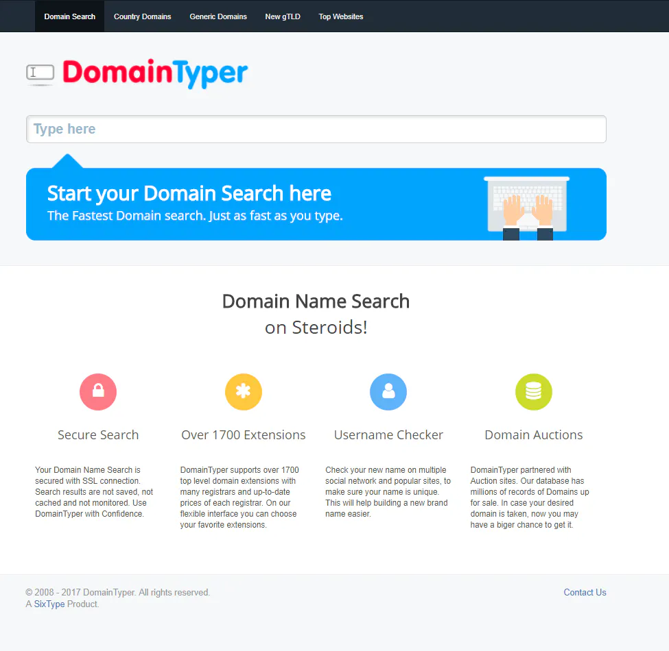 Domain Typer
