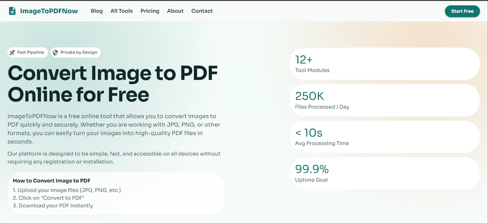 ImageToPDFNow screenshot 1