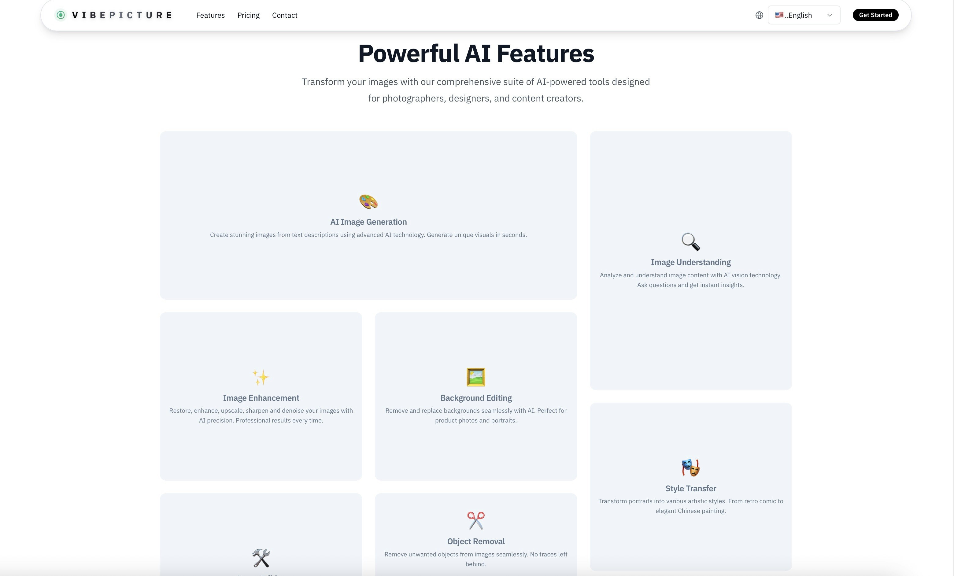 VibePicture - Screenshot 2 showing product features and functionality