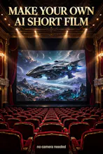Cinematic AI Video Prompt Pack gallery image