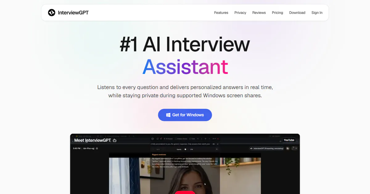 InterviewGPT gallery image
