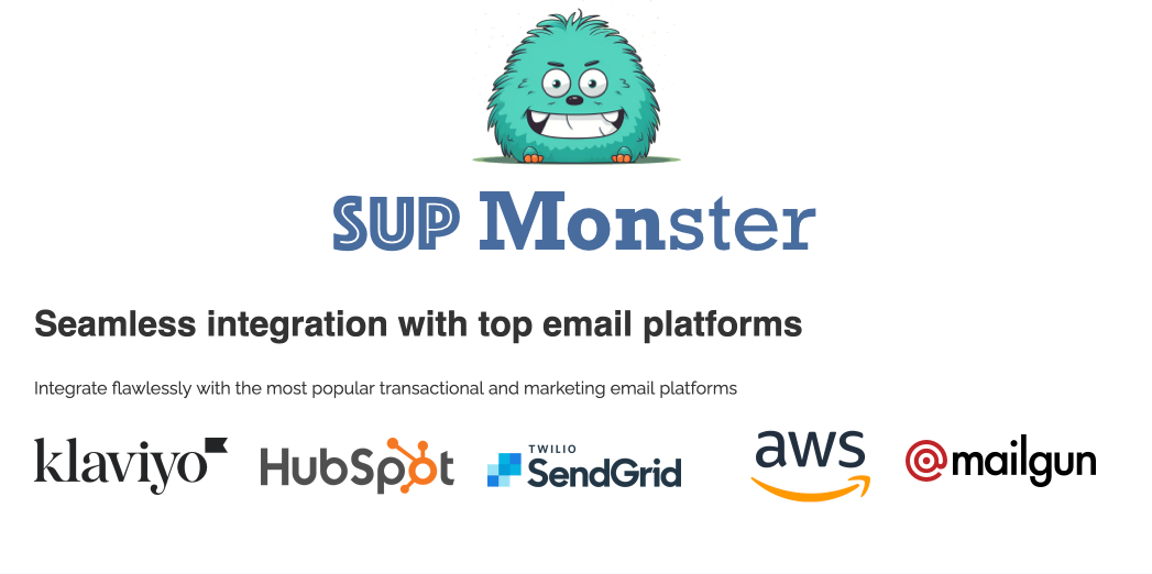 Supmonster - Überwachung der E -Mail -Suppressionsliste - Keine fehlenden E -Mails mehr! Medien 1