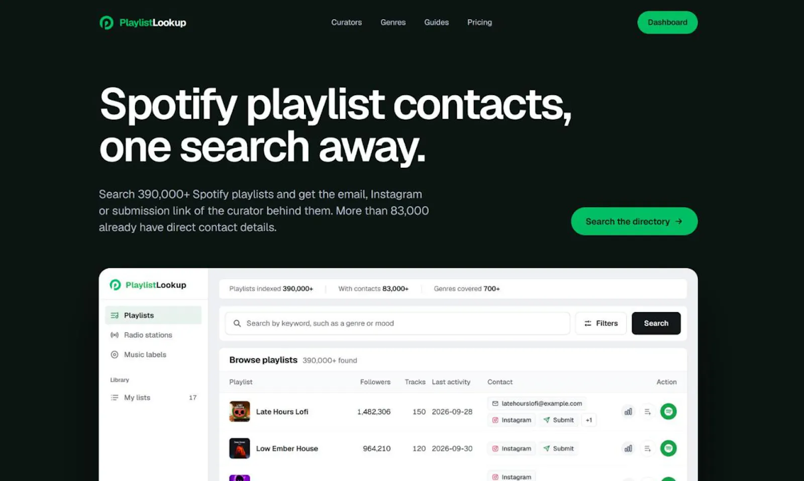 PlaylistLookup screenshot 2