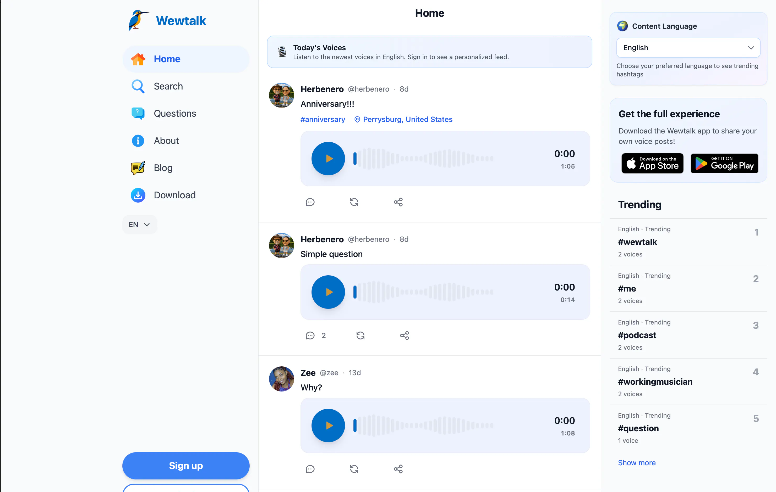 Wewtalk gallery image