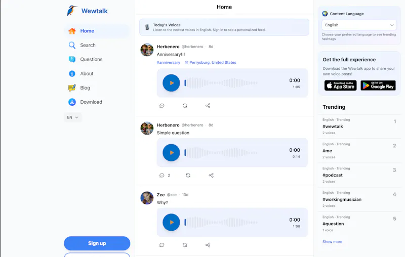 Wewtalk screenshot 4