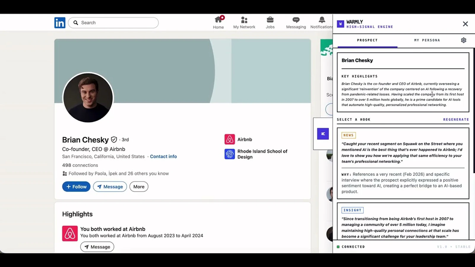 Warmly screenshot 1 (video preview)
