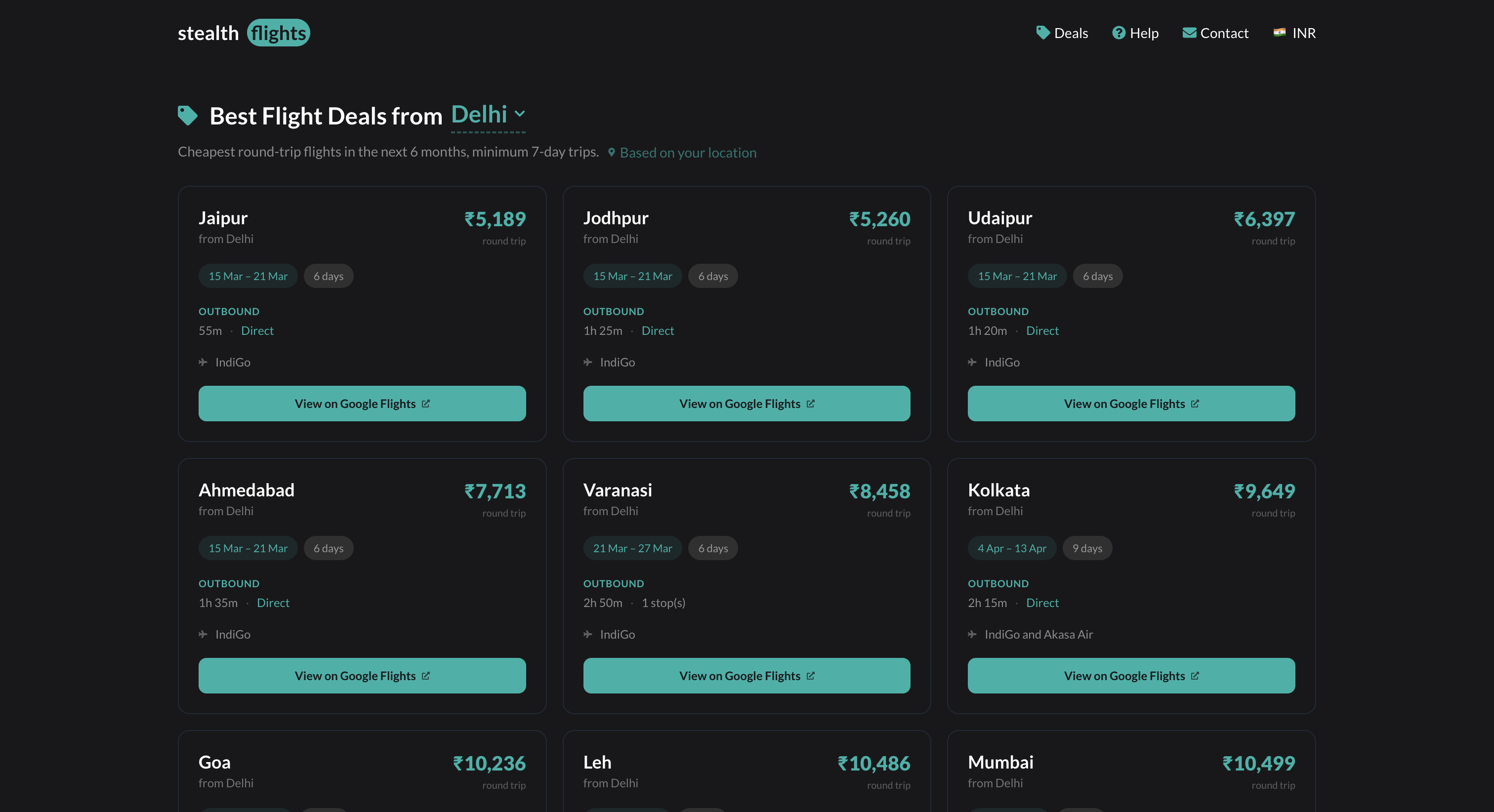 StealthFlights gallery image