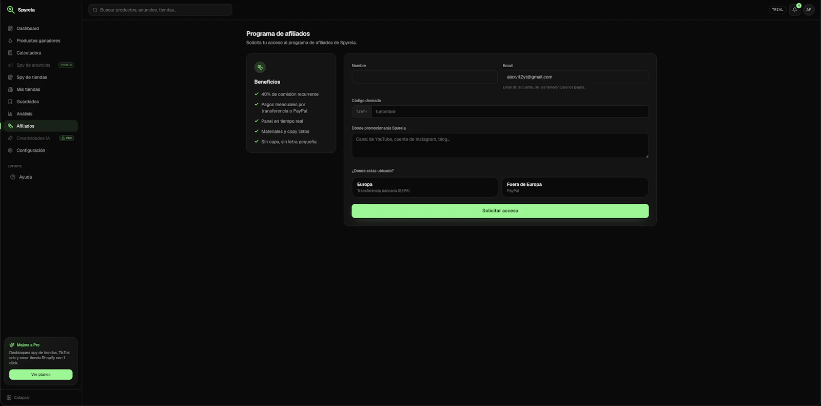 Spyrela screenshot 3
