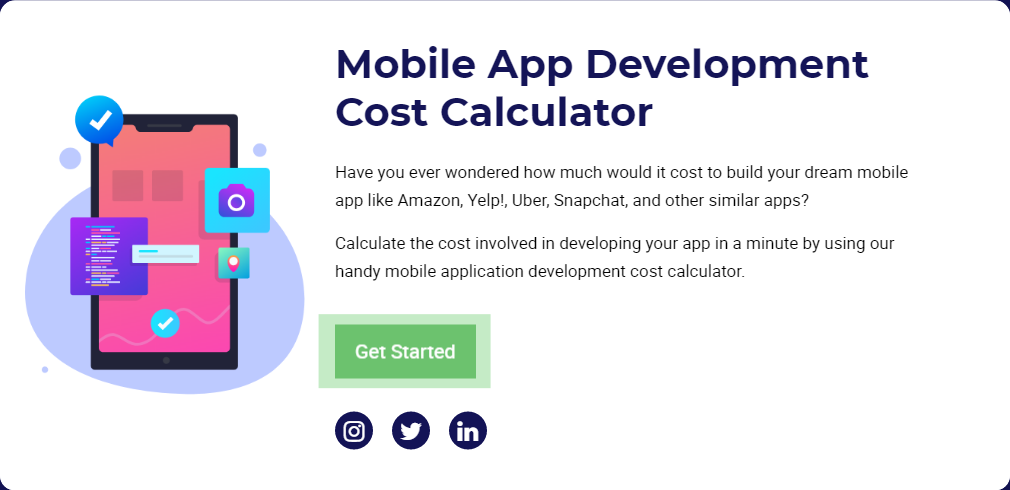 Mobile App Cost Calculator gallery image