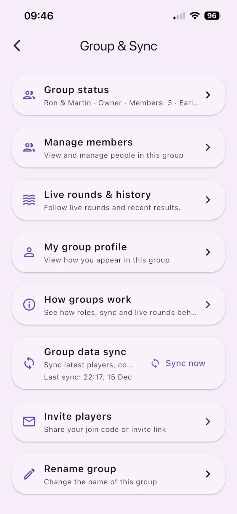 Haylau Handicap Tracker screenshot 4