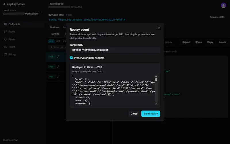 ReplayHooks screenshot 2