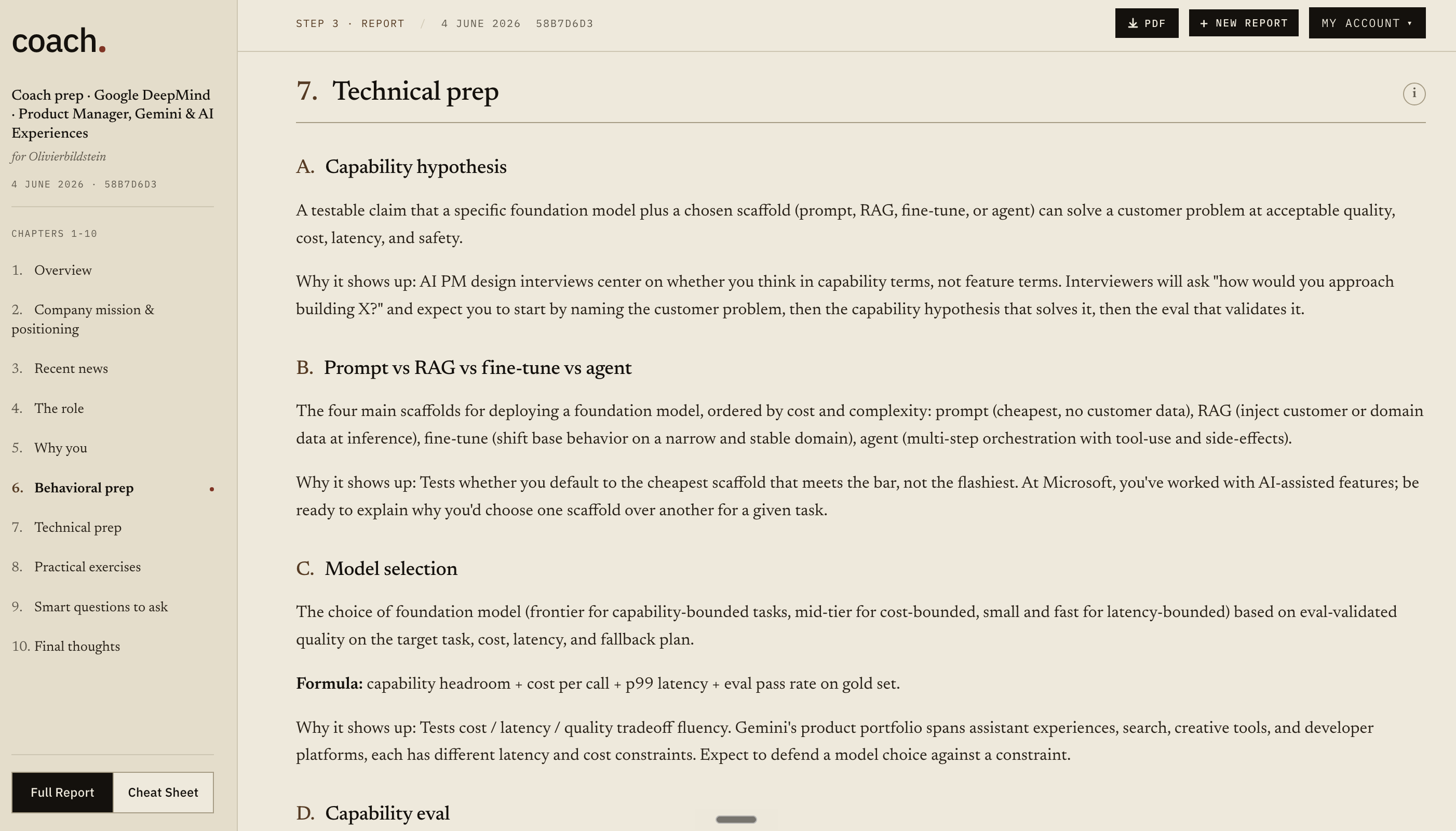 Coach | Interview Prep AI gallery image