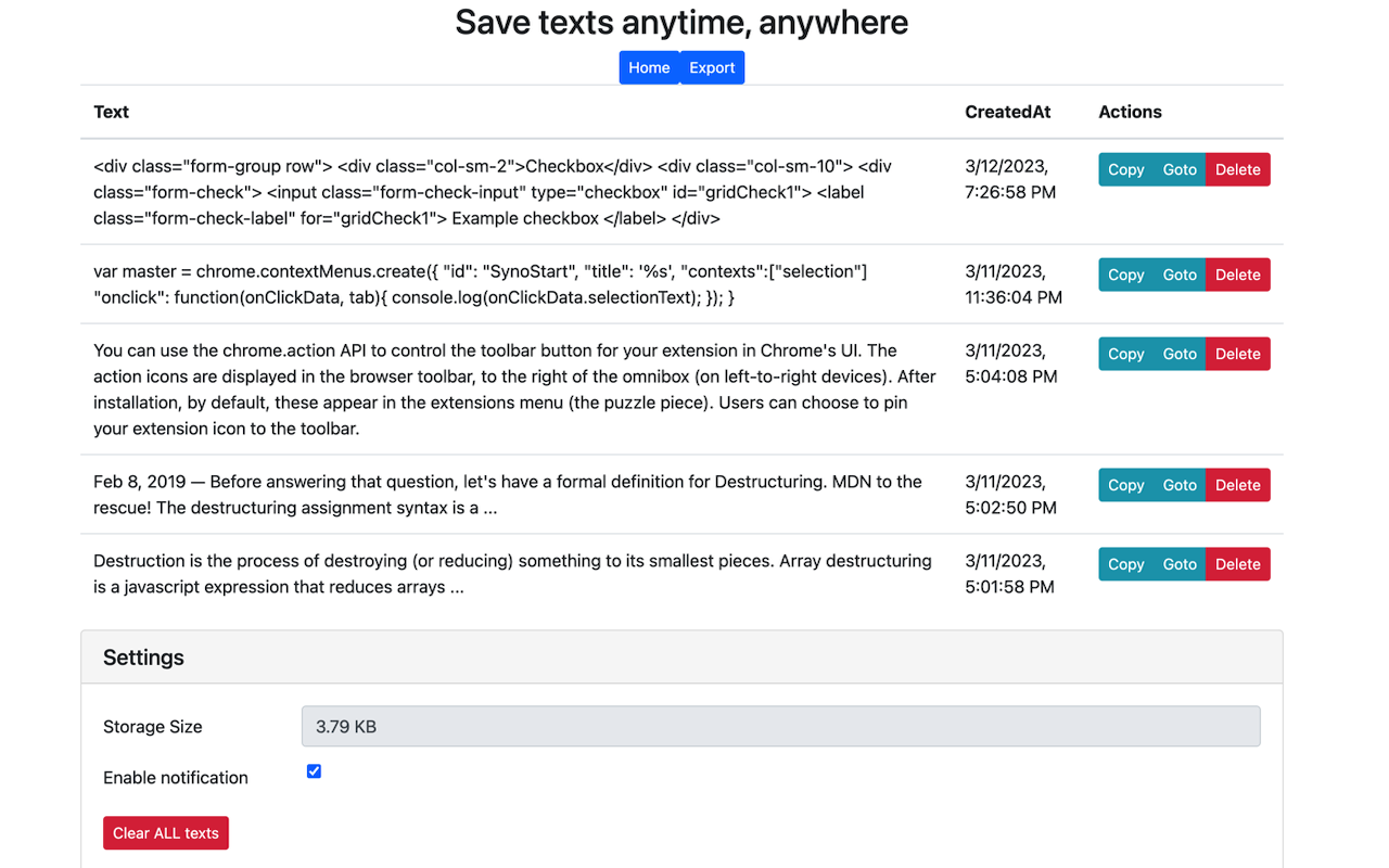 Textsaver media 2